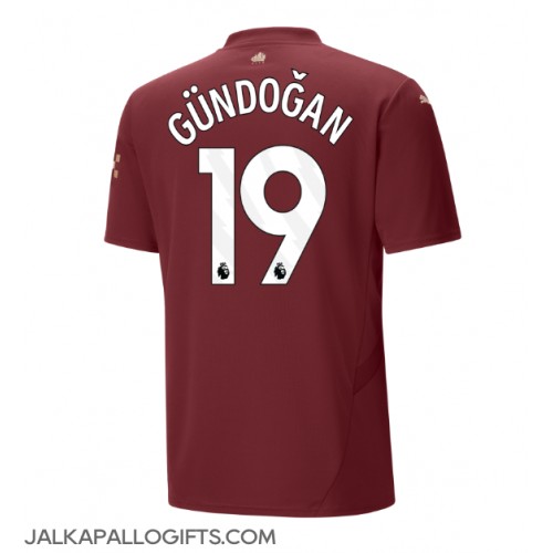 Manchester City Ilkay Gundogan #19 Kolmaspaita 2024-25 Lyhythihainen